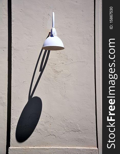 Lamp With Long Shadow