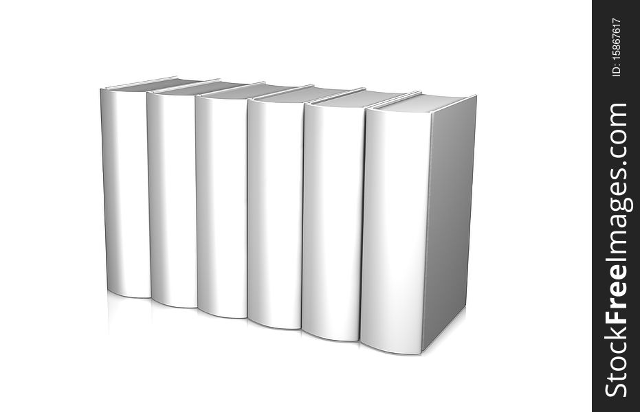 Line Of White Books