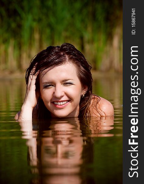 Beautiful Girl In Water