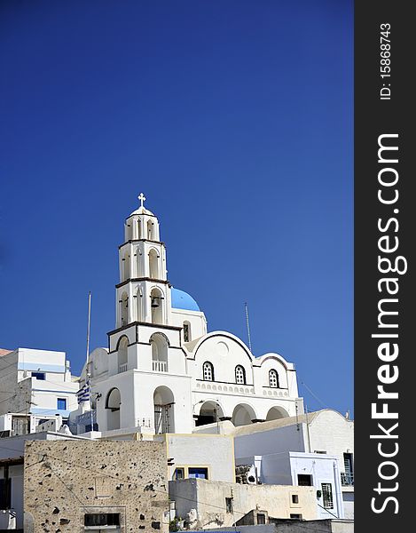 Church bells on Santorini island, Greece