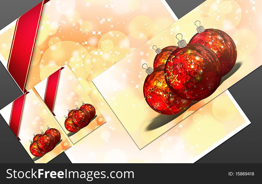 3D Christmas Greeting Card