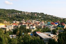Lots Of Houses On Mountains Stock Photos Lots Of Houses On Mountains Stock Photos