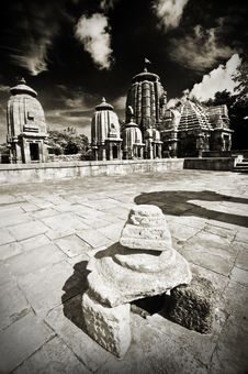 Stone Shrine And Temples Stock Photography