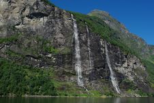 Mountain River With Waterfall In Norway Royalty Free Stock Photo Mountain River With Waterfall In Norway Royalty Free Stock Photo