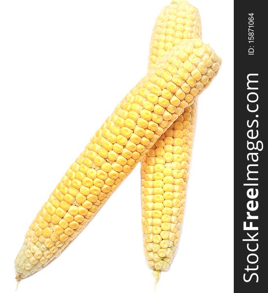 Two cob of corn