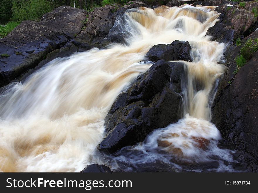 Stream waterfall