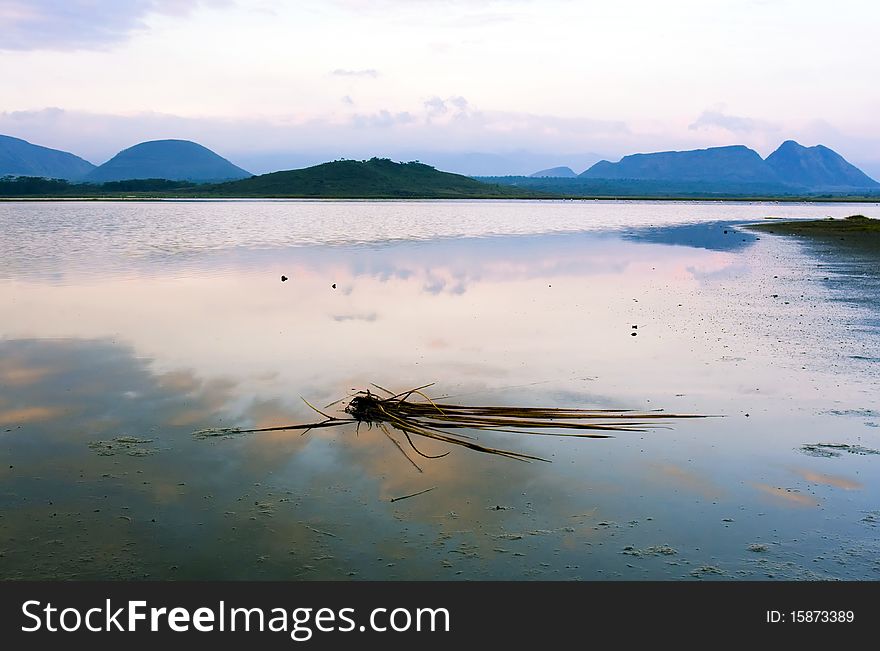 Morning light reflected off Lake Elementaita in Kenya, Africa. Morning light reflected off Lake Elementaita in Kenya, Africa.