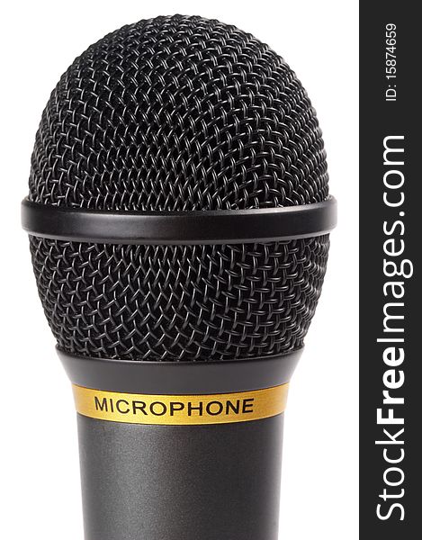 Black Wireless Microphone