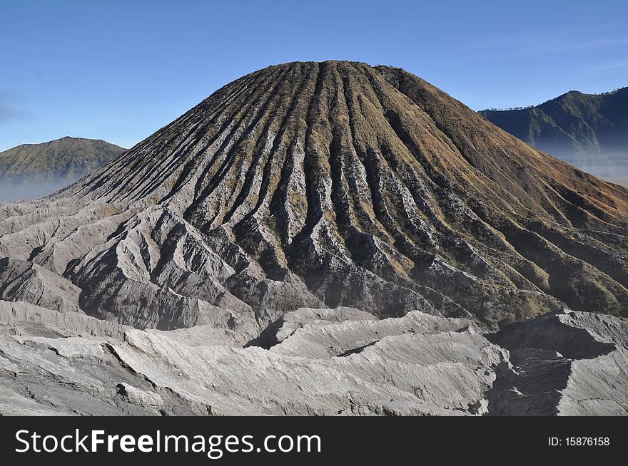 Volcano in Gunung Bromo valley