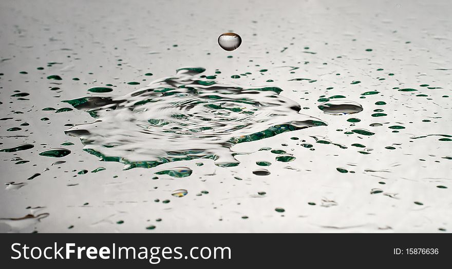 Drop of Fresh Water Background