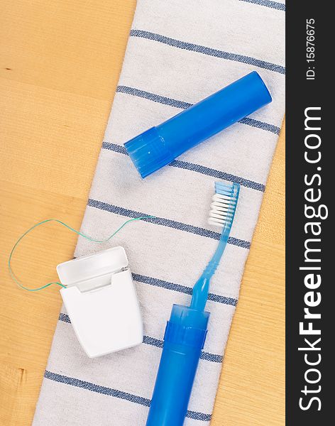 Travel Tooth Brush and Dental Floss. Travel Tooth Brush and Dental Floss