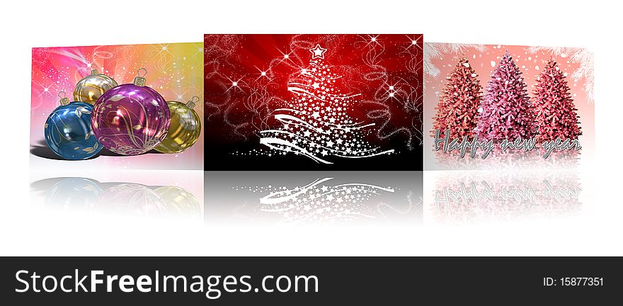 Illustration Christmas Background