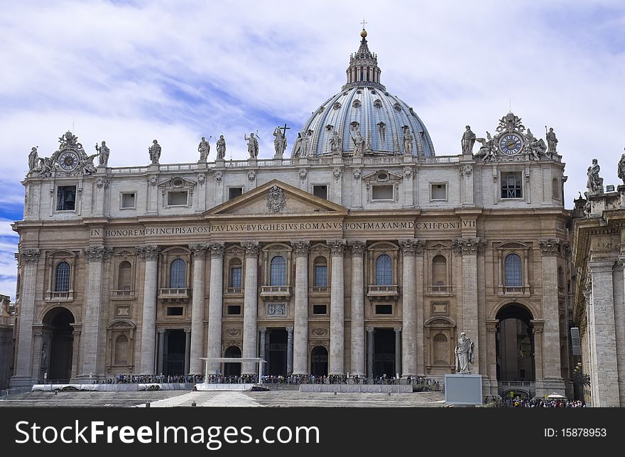 Saint peters basliica in the Vatican