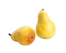 Yellow Pear Stock Photos