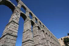 Roman Aqueduct At Segovia Stock Photos Roman Aqueduct At Segovia Stock Photos
