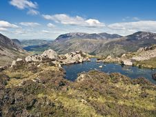 Lake District Cumbria Mountain View Stock Images Lake District Cumbria Mountain View Stock Images