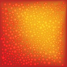 Abstract Christmas Red Stars Background Royalty Free Stock Photo