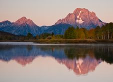 Early Light At Oxbow Bend Royalty Free Stock Images Early Light At Oxbow Bend Royalty Free Stock Images