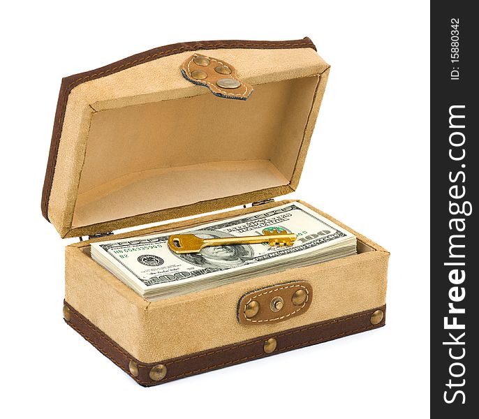 Money And Key In Box