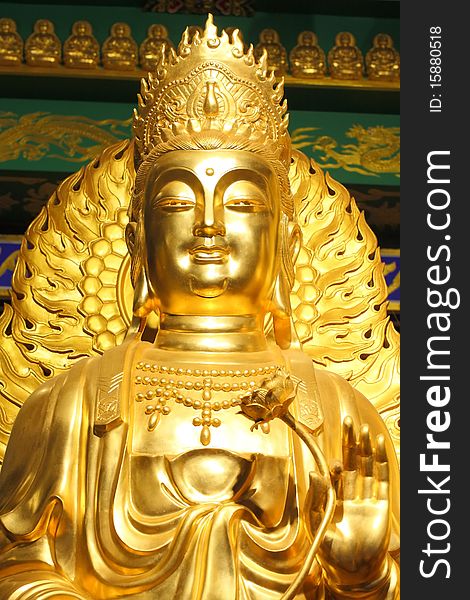A Big Golden Buddha