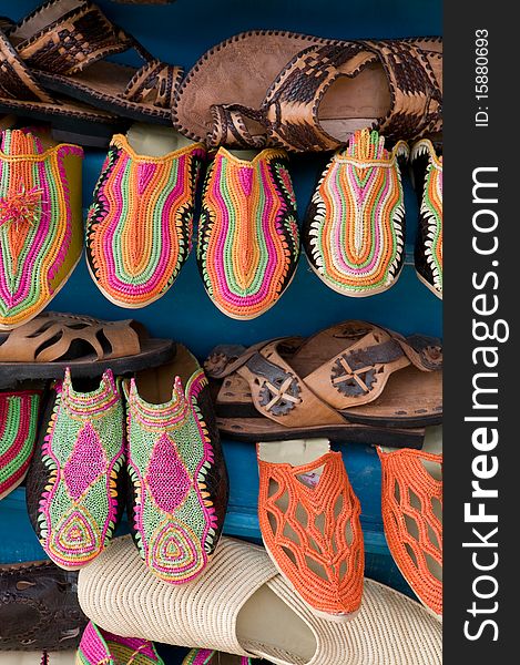 Traditional Moroccan Shoes