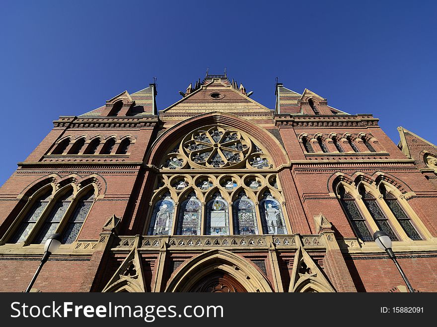 Sanders Theatre.  This concert theatre is located in Massachusetts withing the Harvard University campus.