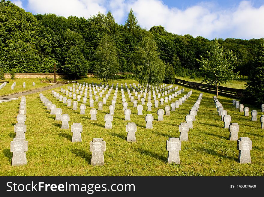 German Military Cemetery in Hunkovce, Slovakia