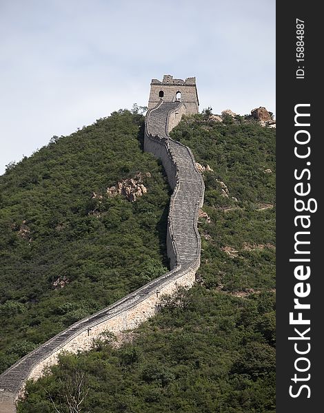 The great wall locates in Beijing of China