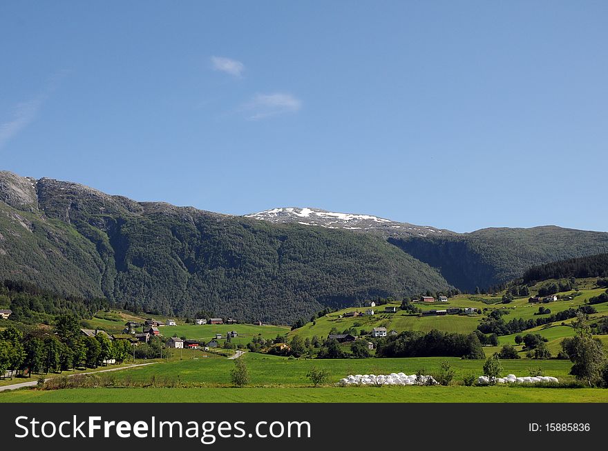 Countryside Above Hardangerfjord, Norway