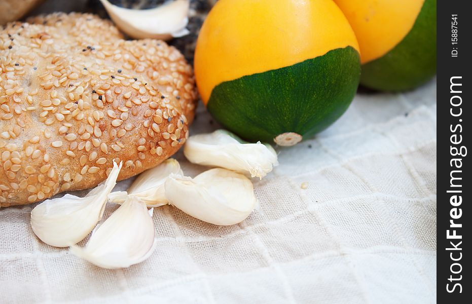 Pumpkins With Bread