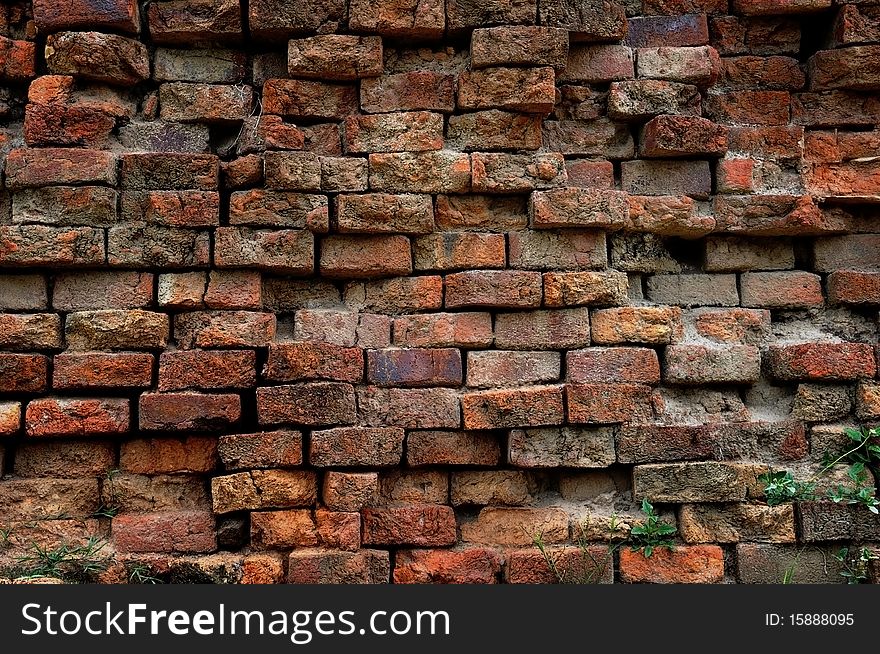 Old stone fortification background view