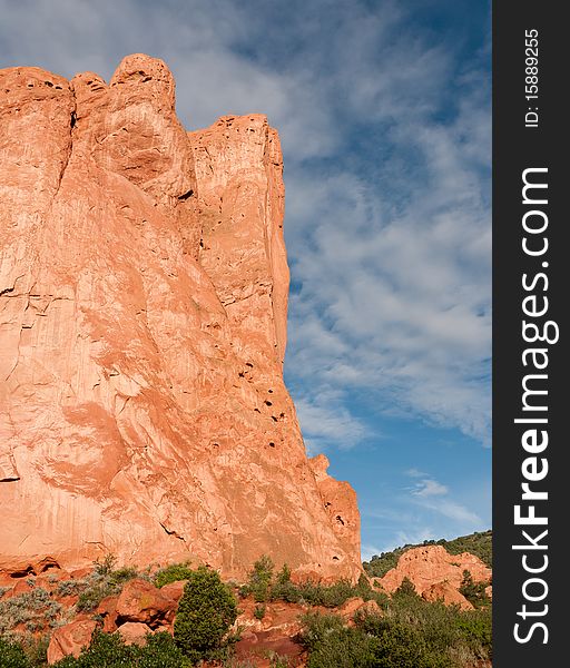 The Tower Of Babel in Colorado Springs' Garden Of The Gods park.