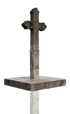 Cross Made From Stone Stock Photography Cross Made From Stone Stock Photography