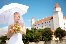 Bride With A Wedding Bouquet Royalty Free Stock Photo Bride With A Wedding Bouquet Royalty Free Stock Photo