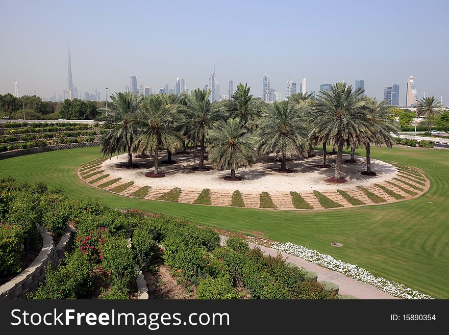 The oasis in dubai, united arab emirates