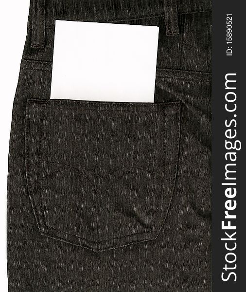 Hip-pocket Of Trousers