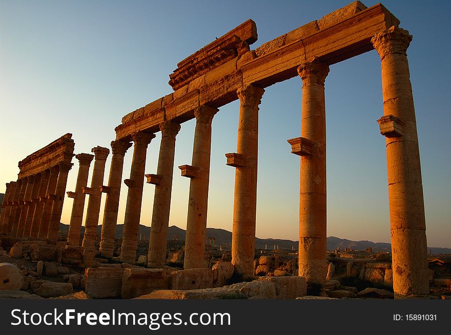 Site Of Palmyra Syria