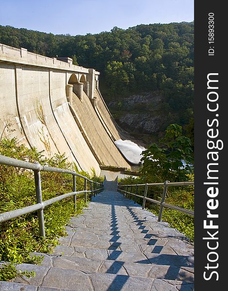 Stairway Leading to Dam