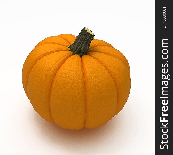 3D Plastic Pumpkin