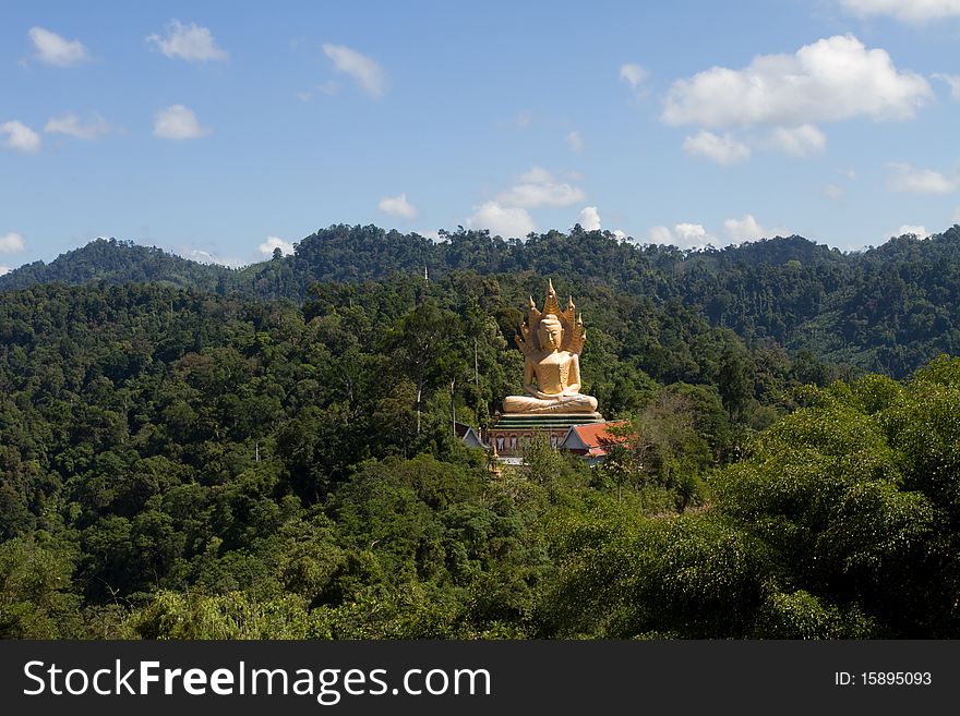 Buddha in the mountain of Phang nga Thailand. Buddha in the mountain of Phang nga Thailand