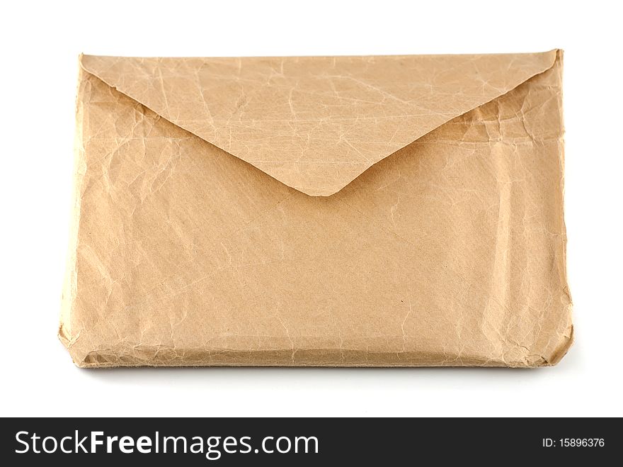 Old Envelope Isolated On White
