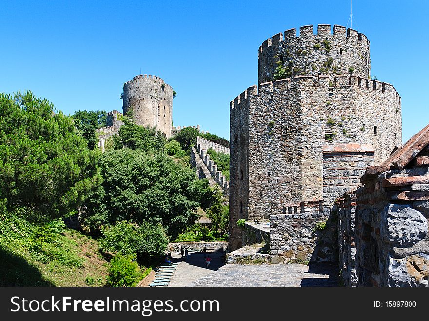Old Fortress in Istanbul, Turkey