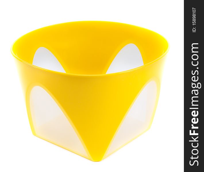 Yellow Plastic Container