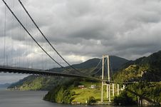 Fjord Viaduct Royalty Free Stock Image Fjord Viaduct Royalty Free Stock Image