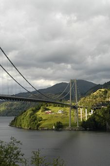 Fjord Viaduct Stock Photo Fjord Viaduct Stock Photo
