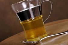 Cup Of Camomile Tea Stock Photo