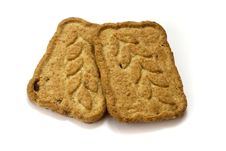 Two Cookies Royalty Free Stock Photos Two Cookies Royalty Free Stock Photos