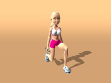 Fitness Girl : Legs And Royalty Free Stock Photography Fitness Girl : Legs And Royalty Free Stock Photography