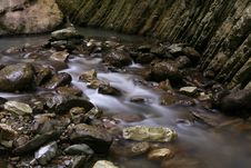 Streamlet Among Rocks Royalty Free Stock Photo Streamlet Among Rocks Royalty Free Stock Photo