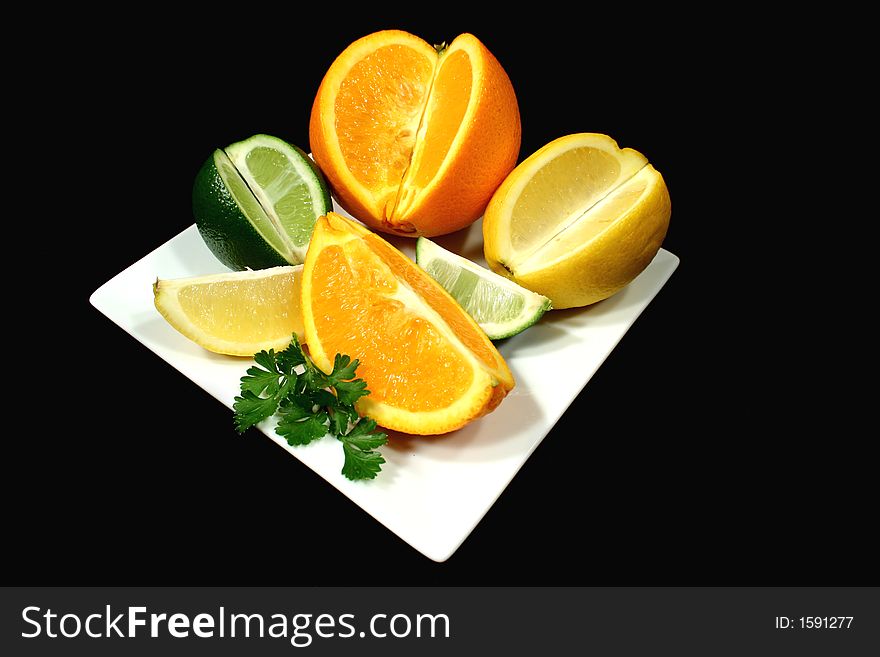 Delightful selection of citrus fruits ready to eat. Delightful selection of citrus fruits ready to eat.